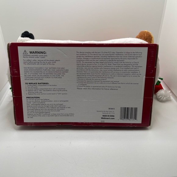 Animated Singing Christmas Cow Dog Snowman of America Plush Jingle Bell WORKS - Picture 10 of 10